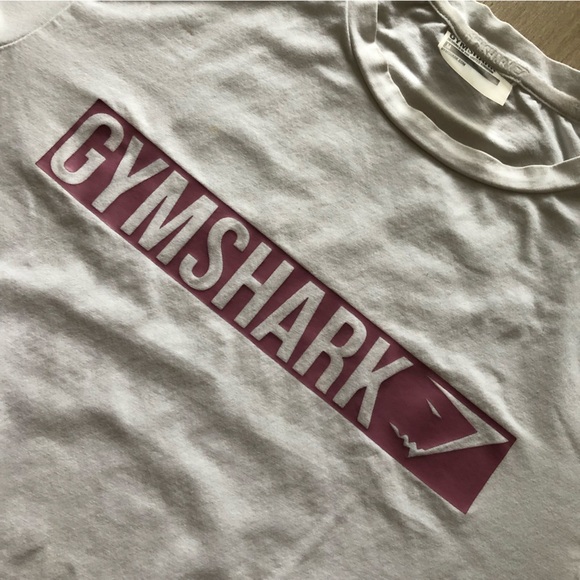 Gymshark White Logo T-Shirt - Picture 3 of 9